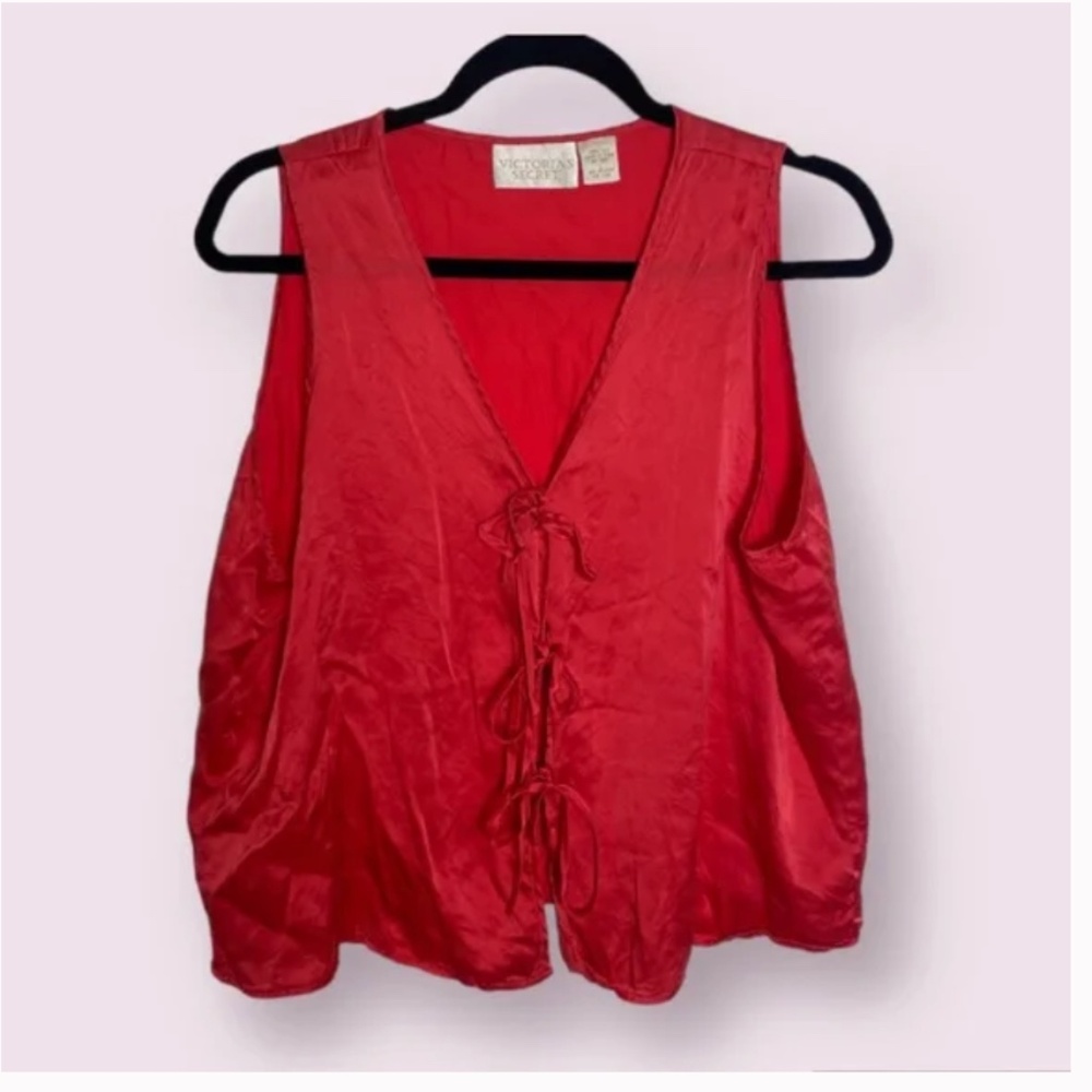 ⭐️ Vintage VS Tie Fly Away Cover Hipster Boho Chic Glam Girly Hip Art Blouse Top